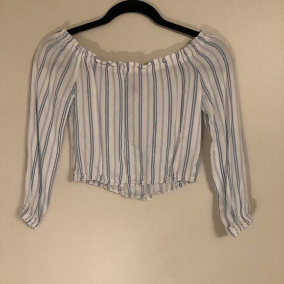 Striped crop top - Picture 1 of 2